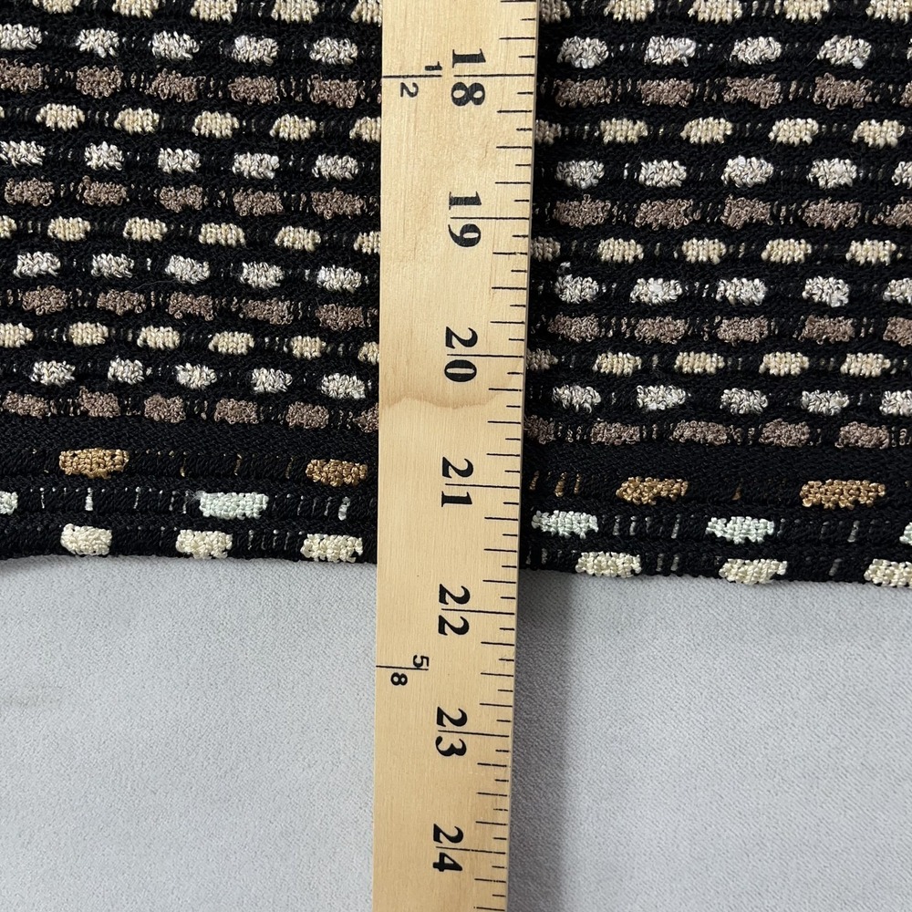 St John Knit Top Women Medium Brown Textured Sleeveless Mock Neck Tank USA - Picture 12 of 12